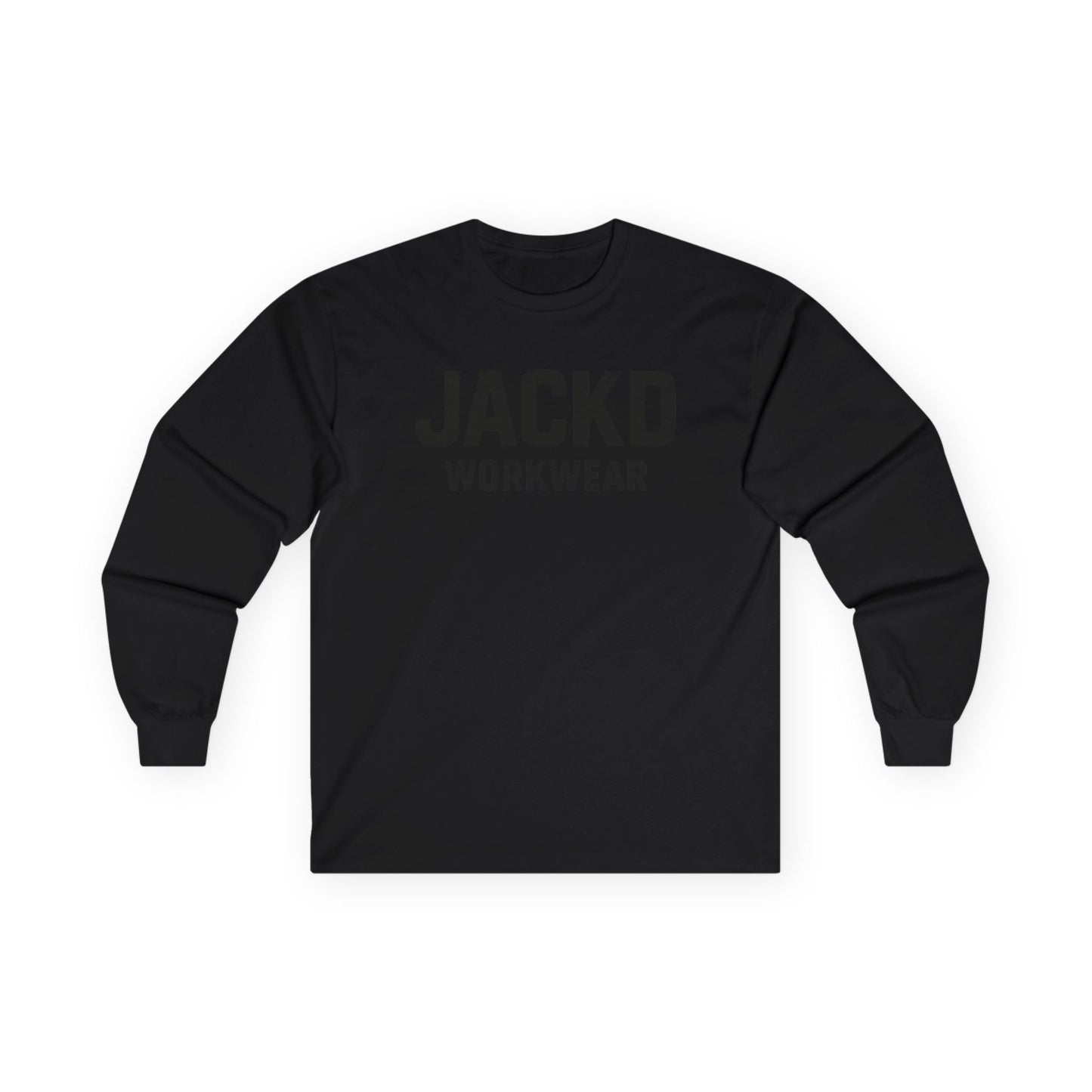 JACKD Workwear Long Sleeve Tee — "Work Hard, Get JACKD"