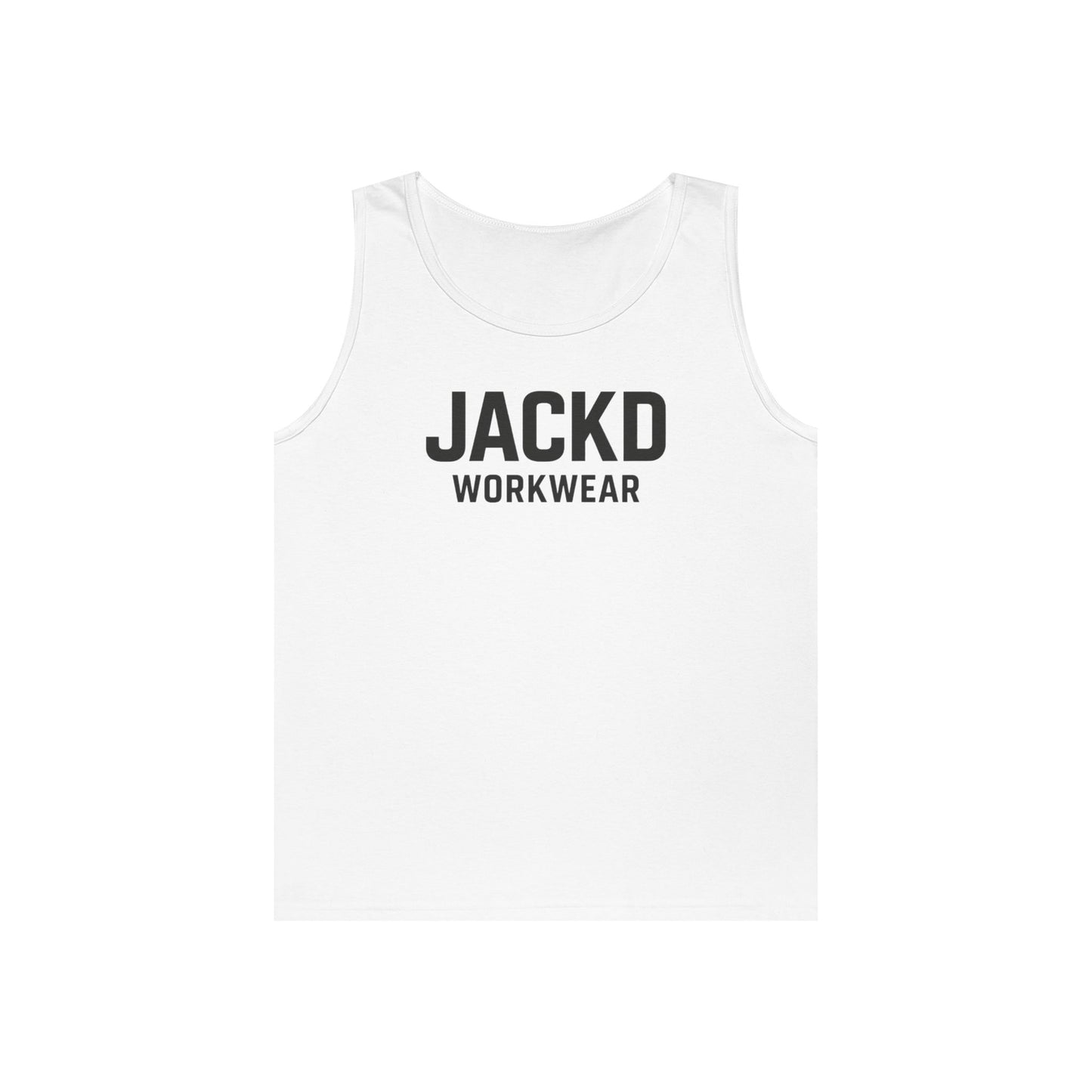 Jackd Workwear Tank Top — "WORK HARD, GET JACKD" Fitness & Gym Tank