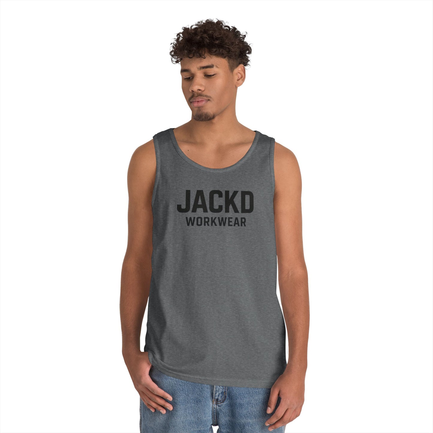 Jackd Workwear Tank Top — "WORK HARD, GET JACKD" Fitness & Gym Tank