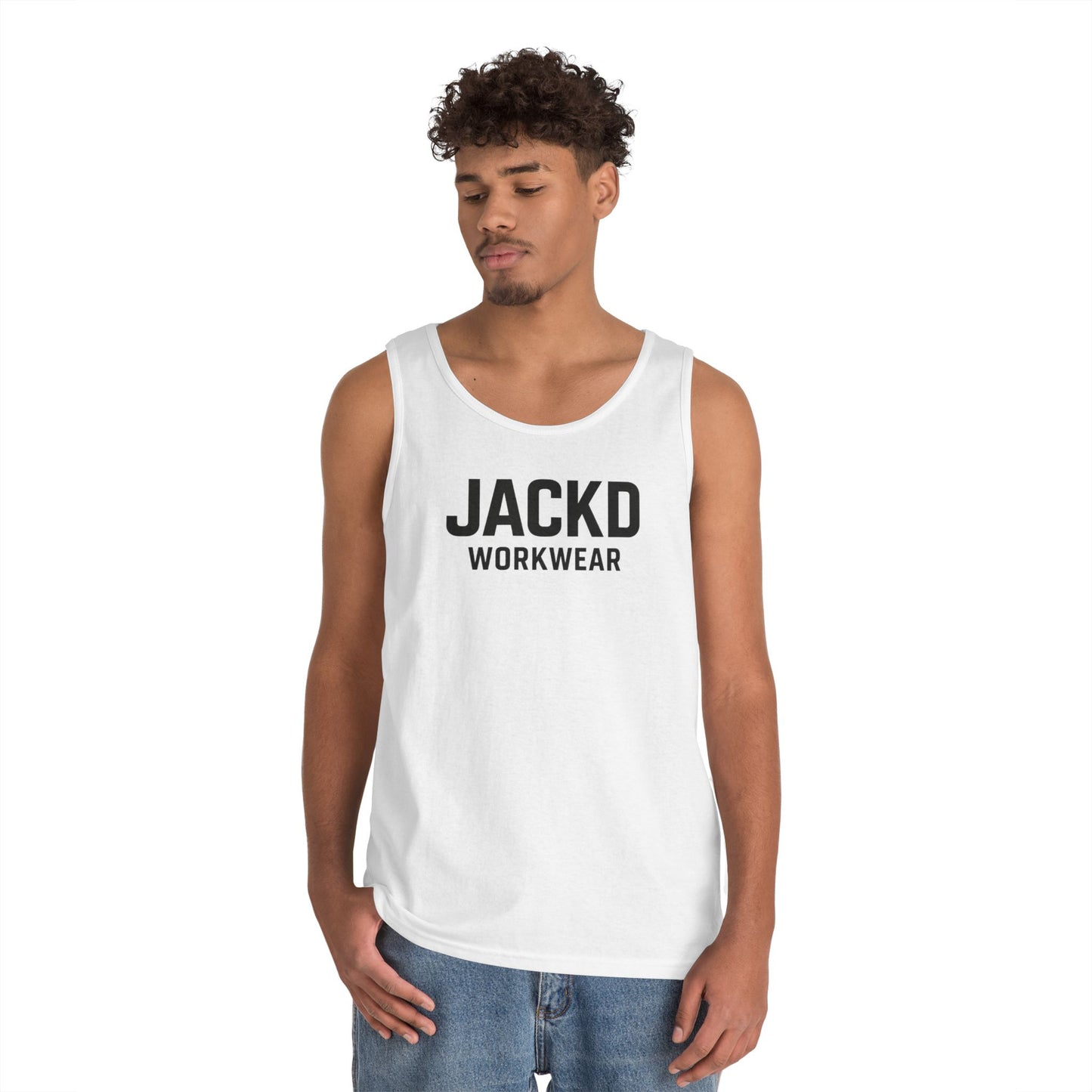 Jackd Workwear Tank Top — "WORK HARD, GET JACKD" Fitness & Gym Tank