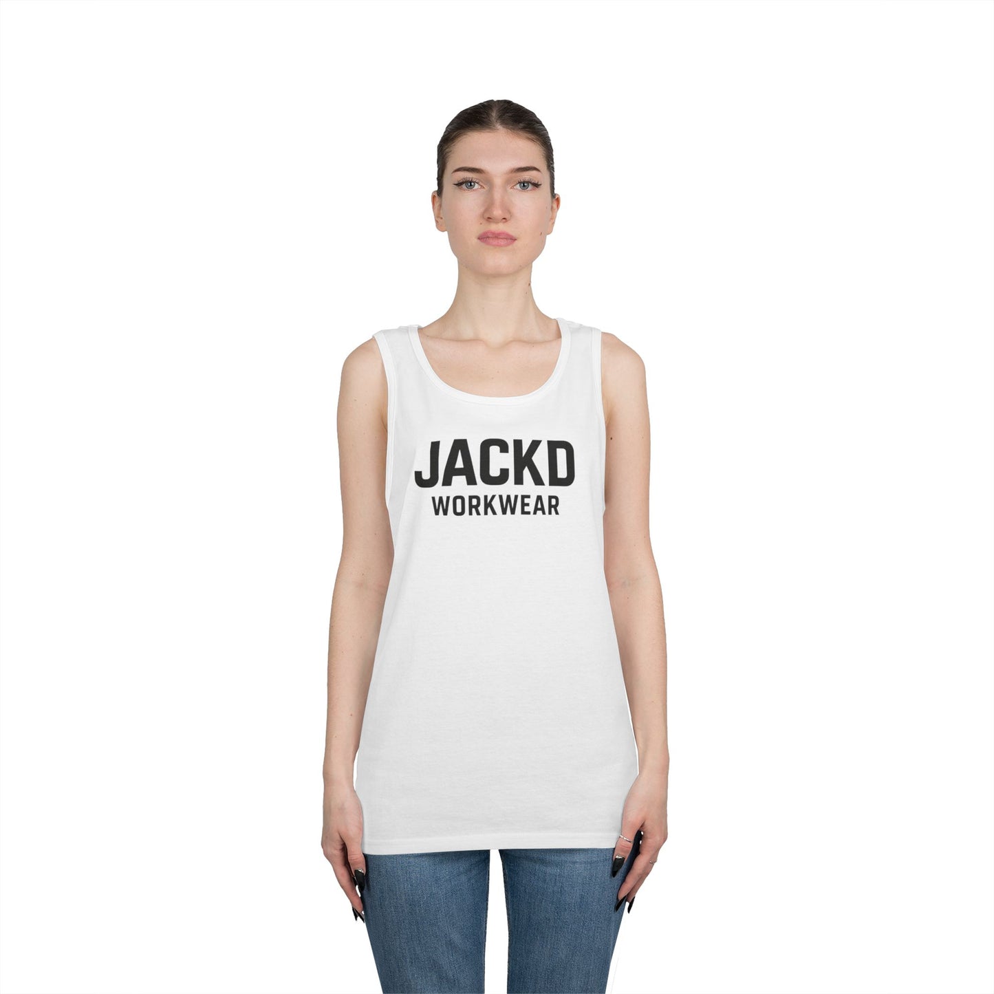 Jackd Workwear Tank Top — "WORK HARD, GET JACKD" Fitness & Gym Tank