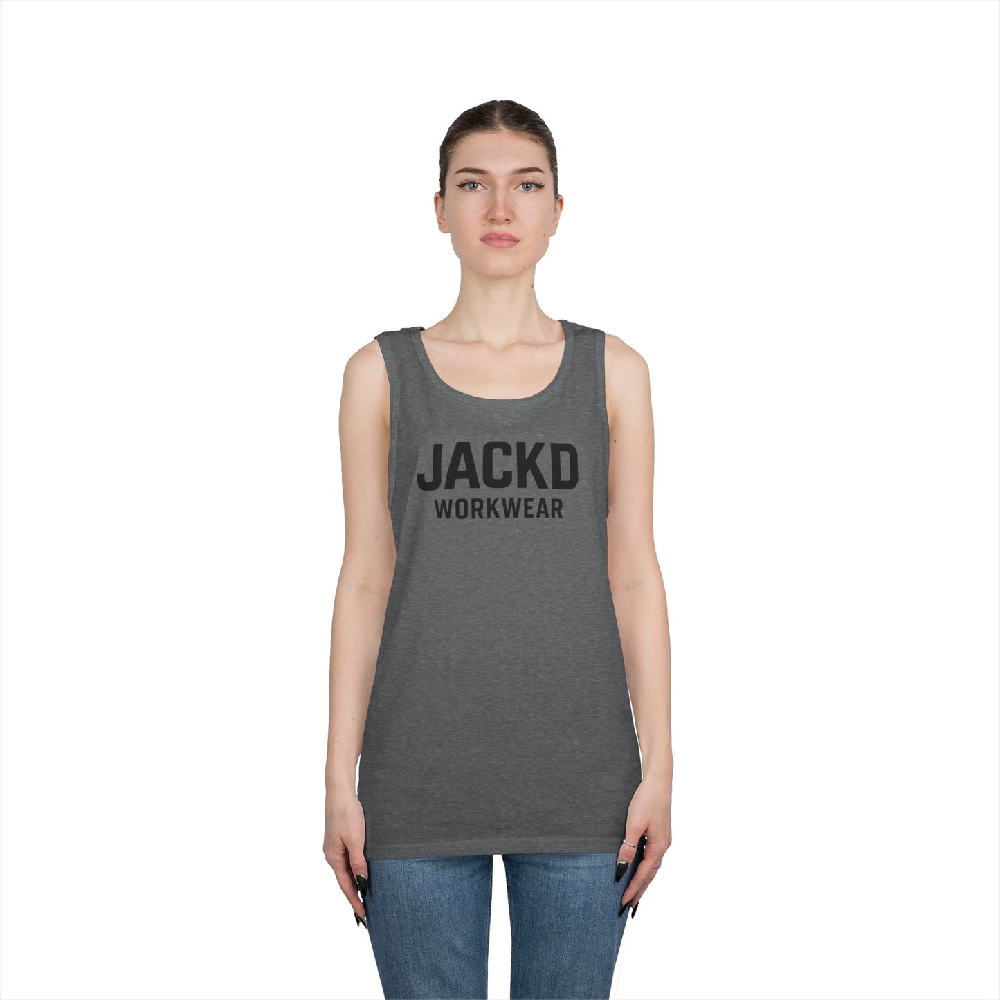 Jackd Workwear Tank Top — "WORK HARD, GET JACKD" Fitness & Gym Tank
